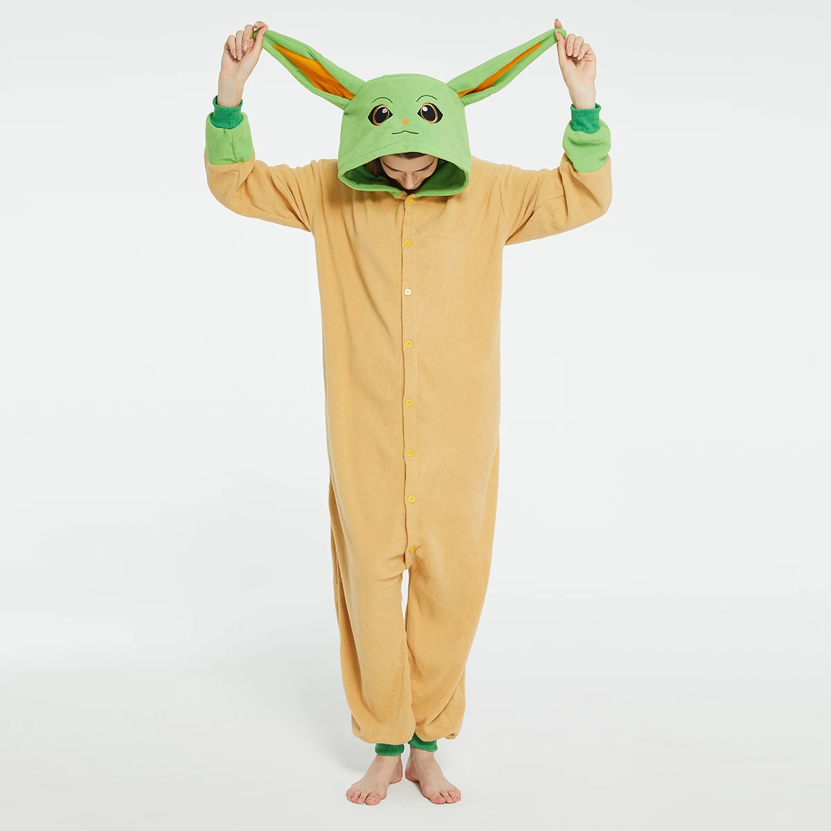 Baby Clothing Unisex - Erwachsene Yoda Baby Grogu Onesies Halloween
