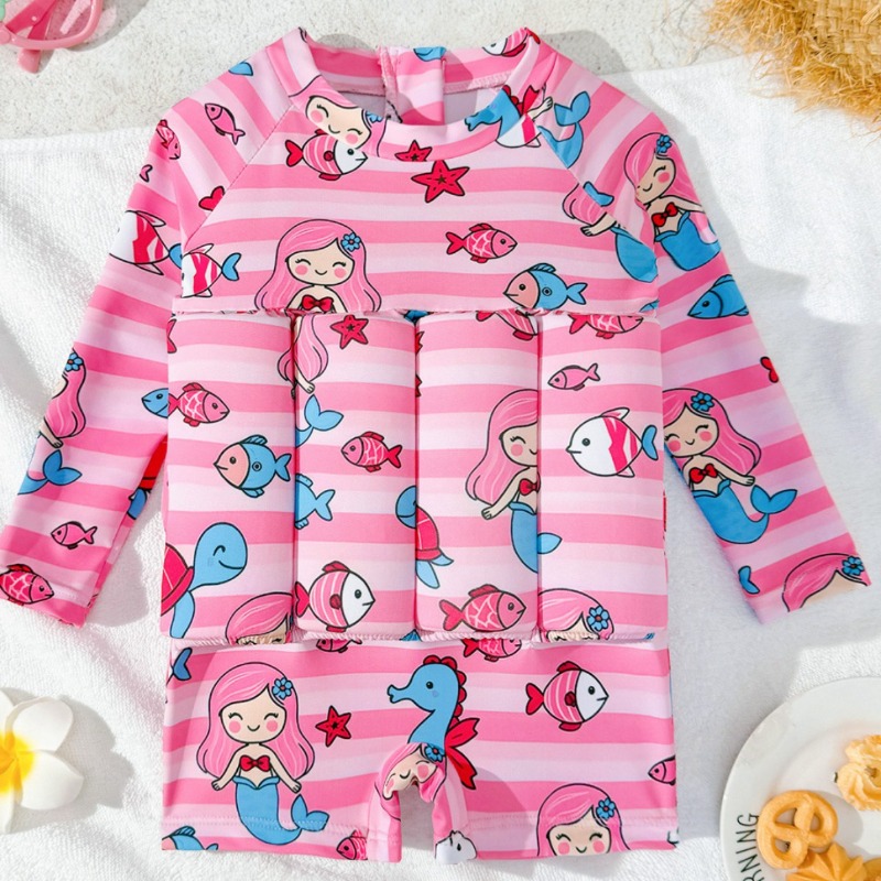 Baby Swimwear Uv - Jungen Mädchen Schwimmanzug Langarm UV-Schutz Kleinkind
