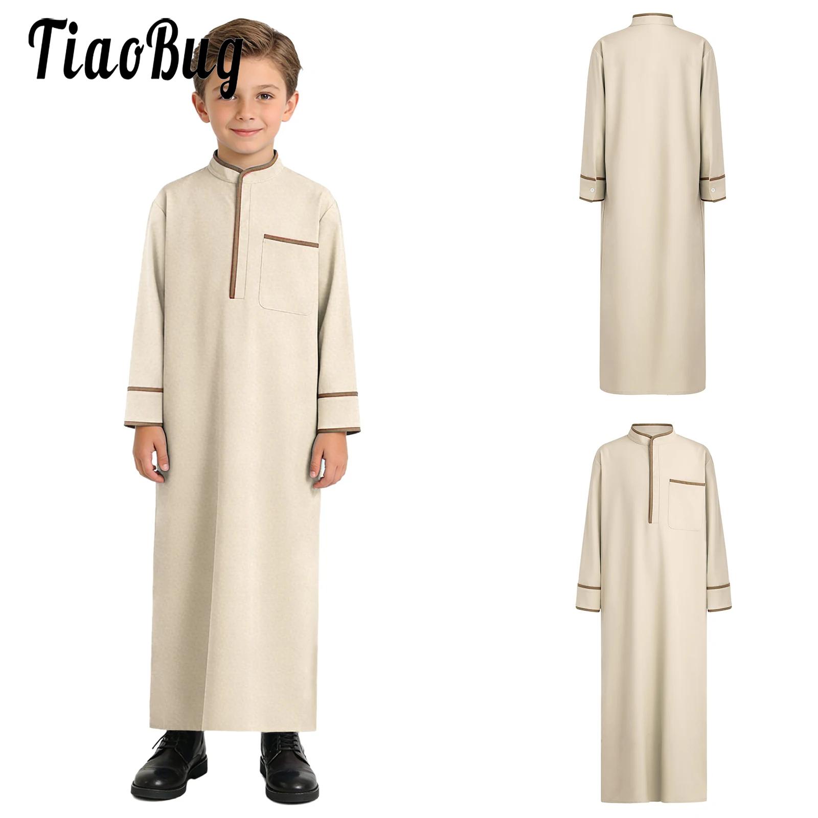 Baby Q Clothing - Kinder Jungen Muslimischer Thobe Arabischer Nahost-Stil