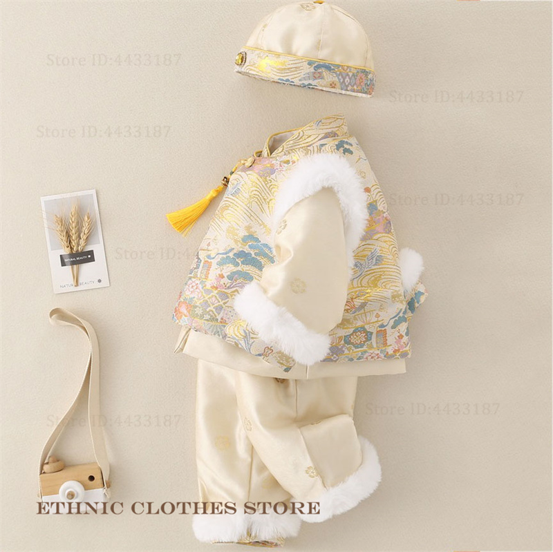 Baby Clothing Winter - Jungen Baby Hundert Tage Tang-anzug Verdicken