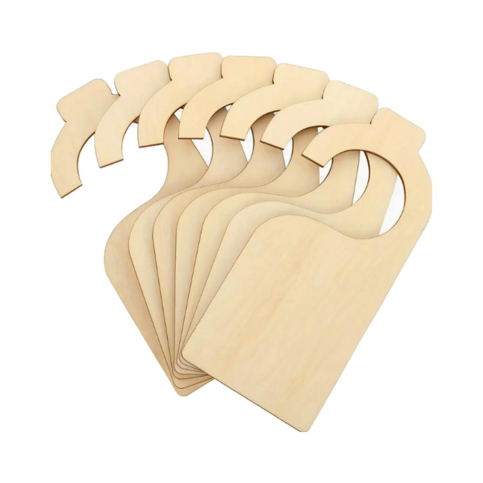 Baby Clothing Rack Gift - 7er-Set Holz-Kleiderständer, Größenteiler, Kleiderorganisatoren, bezaubernde Schrankständer,