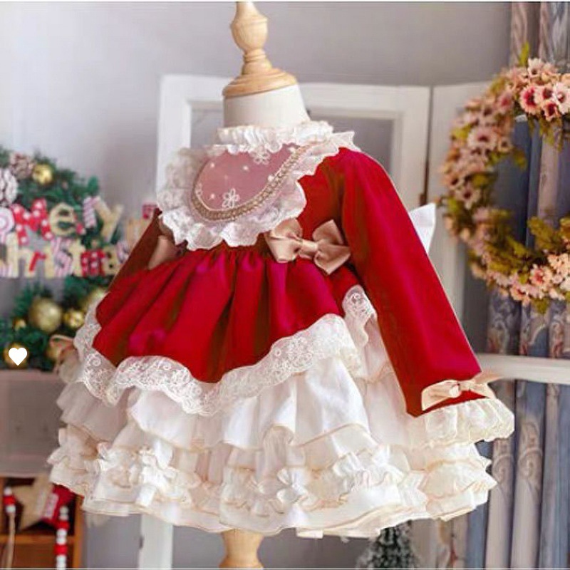 Baby Clothing Easter - Mädchen Baby Party Kleid Neue Spanisch