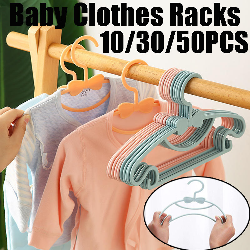 Baby Clothing Display - Baby-Kleiderständer aus Kunststoff, Handtuchhalter, Schal-Aufhänger, Kinderkleiderbügel,
