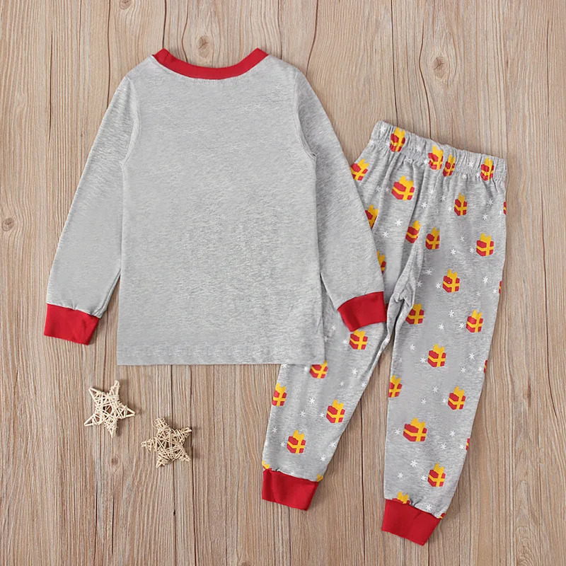 Grauer Kinder-Pyjama mit Weihn – Baby Clothing Unisex Bewertung und Preis