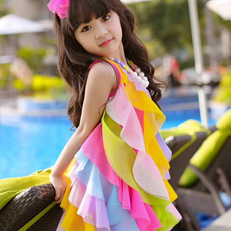 Sommer Mädchen Kleid Keine Hal – Baby Clothing Line Bewertung und Preis