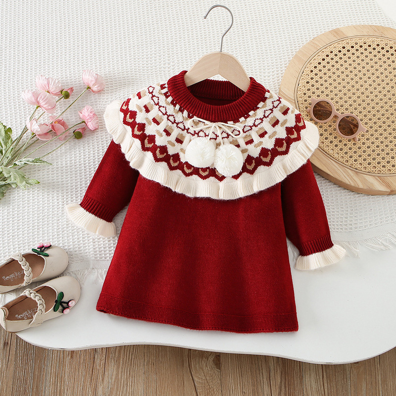 Gestrickte Kleider für Mädchen – Baby Clothing Line Bewertung und Preis