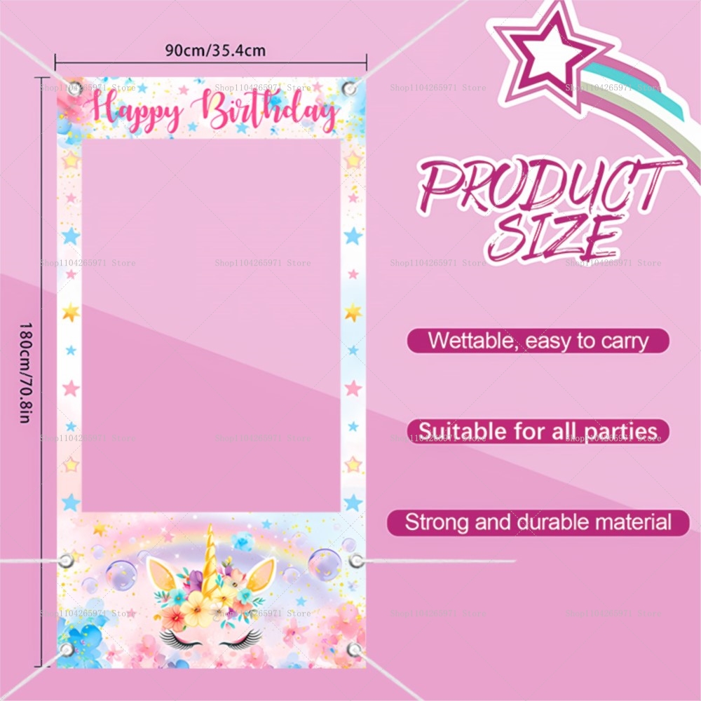 Einhorn-Thema Fotobox-Rahmen R – Baby Clothing Easter Bewertung und Preis