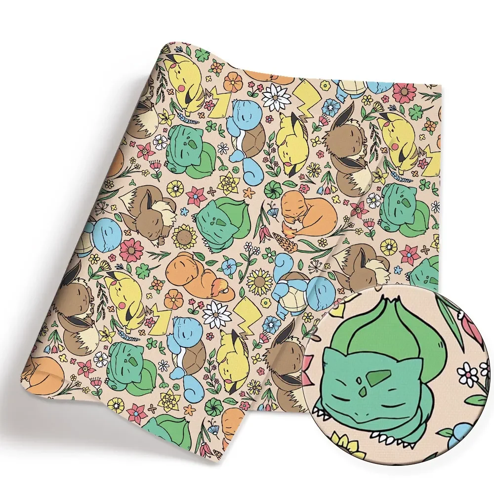 Pokemon Cartoon Fabric140*50cm – Baby Clothing Unisex Bewertung und Preis