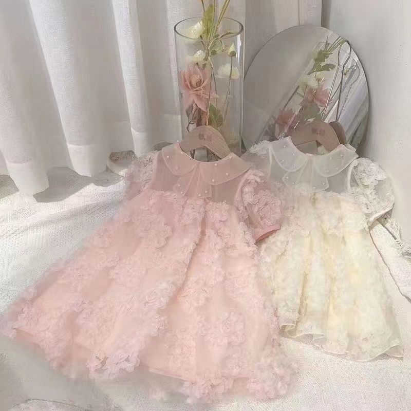 Baby Mädchen 3d Blumen Kleid S – Baby Clothing Line Bewertung und Preis