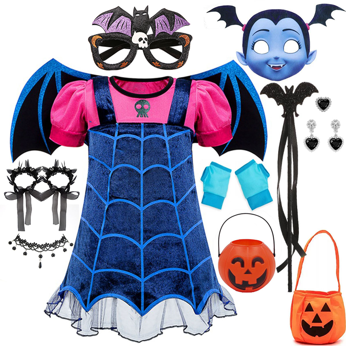 2026 Mädchen Halloween Vampiri – Baby Q Clothing Bewertung und Preis