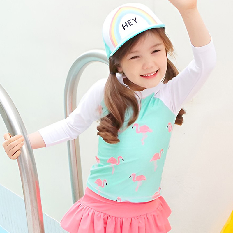 Bedruckter Langarm-Badeanzug f – Baby Swimwear Uv Bewertung und Preis