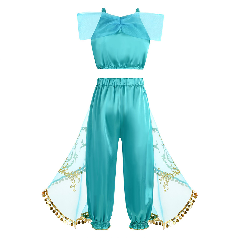 Mädchen-Jasmin-Fantasiekostüm, – Baby Q Clothing Bewertung und Preis