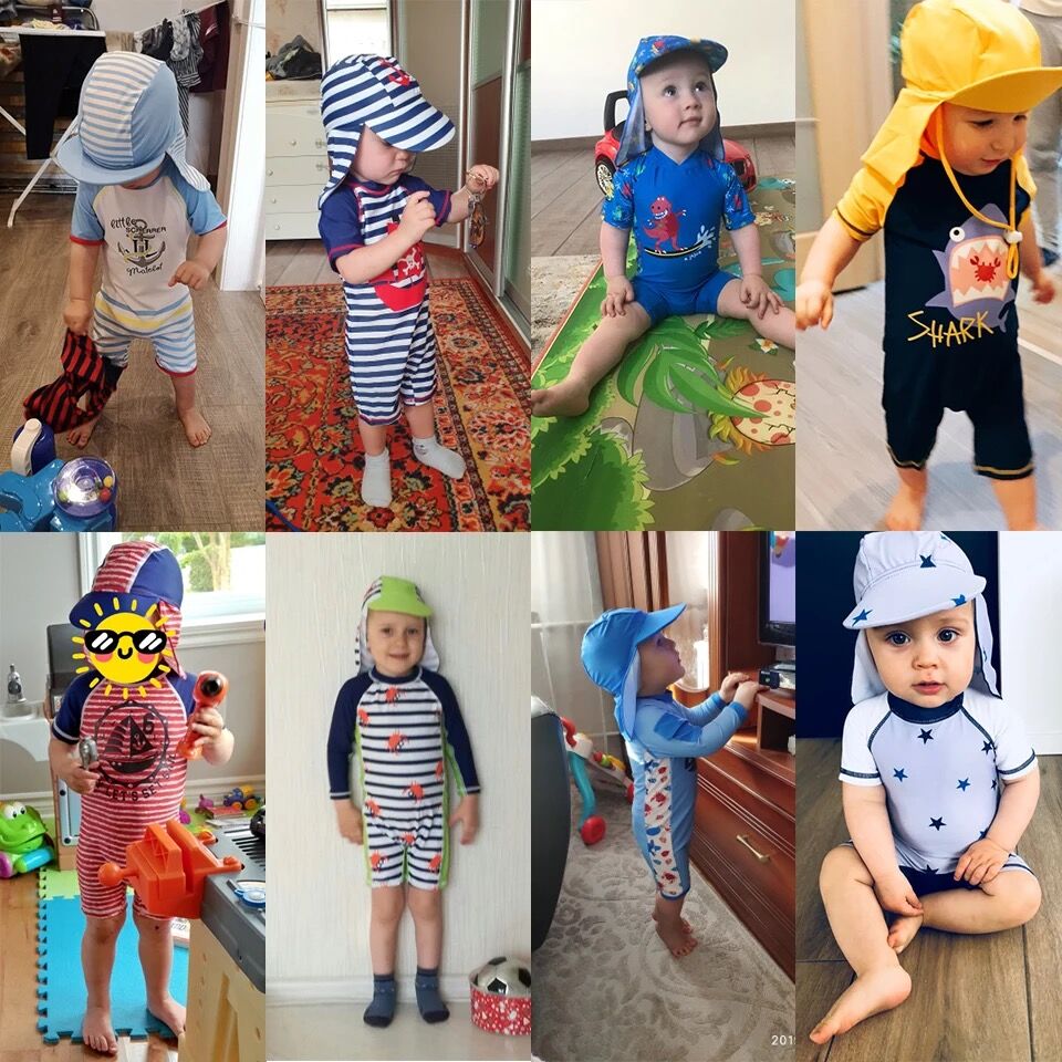 Badeanzug Baby Boy UPF50 + Inf – Baby Swimwear Uv Bewertung und Preis