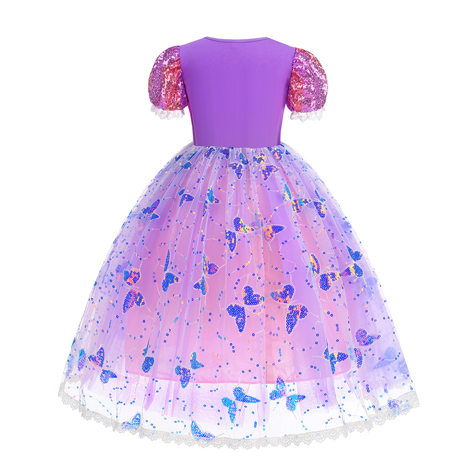 Mädchen Rapunzel Kleid LED Leu – Baby Q Clothing Bewertung und Preis